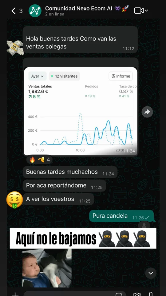 Estudiante con 1.982 euros en ventas en una jornada